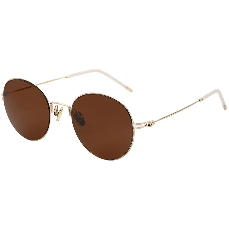 China Men Round Classic Metal Sunglasses